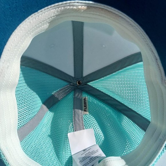 PFG Size OS White Blue Men's CAP - Picture 7 of 8